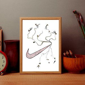 8 x 10 Check ✔ mark Art Print